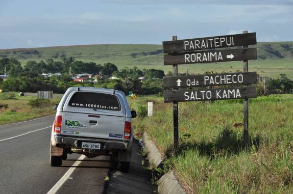 Entrada para o Monte Roraima, na vila de Paraitepui, na Gran Sabana, na Venezuela